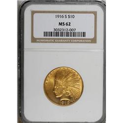1916-S $10 MS62 NGC
