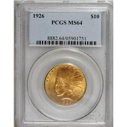 1926 $10 MS64 PCGS