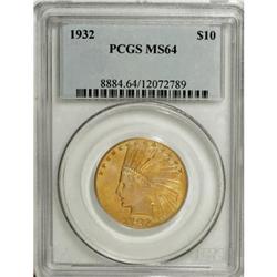 1932 $10 MS64 PCGS
