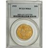 Image 1 : 1932 $10 MS64 PCGS