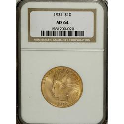 1932 $10 MS64 NGC