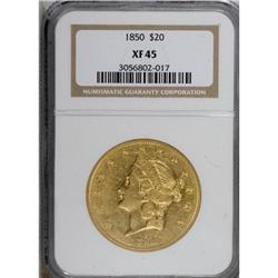 1850 $20 XF45 NGC