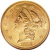 Image 1 : 1858-S $20 AU55 NGC