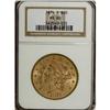 Image 1 : 1874-S $20 MS60 NGC