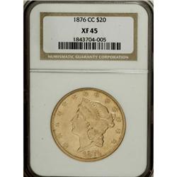 1876-CC $20 XF45 NGC