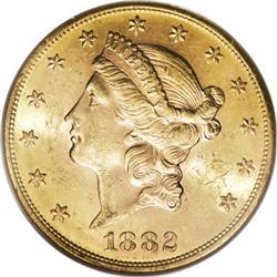 1882-S $20 MS62 PCGS