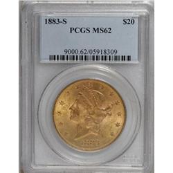 1883-S $20 MS62 PCGS
