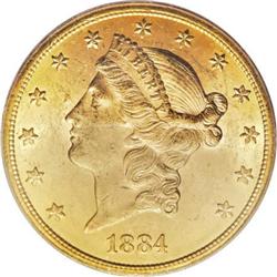 1884-CC $20 MS62 PCGS