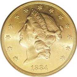 1884-S $20 MS63 PCGS