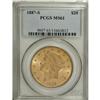 Image 1 : 1887-S $20 MS61 PCGS
