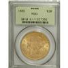Image 1 : 1889 $20 MS61 PCGS