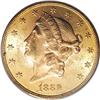 Image 1 : 1889 $20 MS62 PCGS
