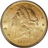 Image 1 : 1889 $20 MS62 PCGS