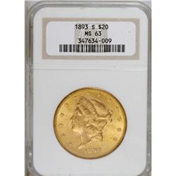 1893-S $20 MS63 NGC
