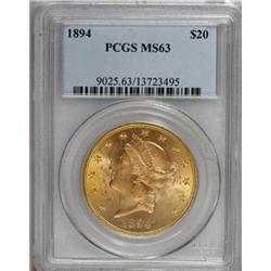 1894 $20 MS63 PCGS