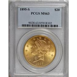 1895-S $20 MS63 PCGS