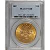 Image 1 : 1897 $20 MS63 PCGS