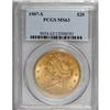 Image 1 : 1907-S $20 MS63 PCGS