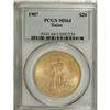 Image 1 : 1907 $20 Arabic Numerals MS64 PCGS