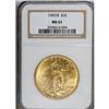 Image 1 : 1909/8 $20 MS61 NGC