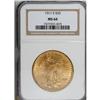 1911-S $20 MS64 NGC