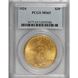 1924 $20 MS65 PCGS