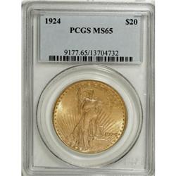 1924 $20 MS65 PCGS