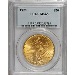 1928 $20 MS65 PCGS