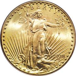 1928 $20 MS66 PCGS