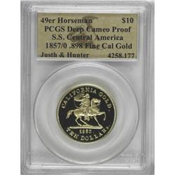 Baldwin & Co. $10 'Restrike' Deep Cameo Proof