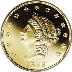 1855 $50 Kellogg & Co. Fifty Dollar PR69 PCGS