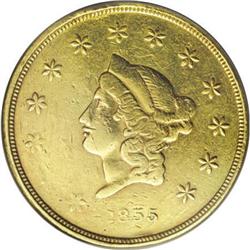 1855 $50 Wass Molitor Fifty Dollar XF40 CSN