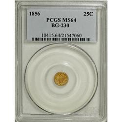 1856 25C BG-230, Low R.4, MS64 PCGS