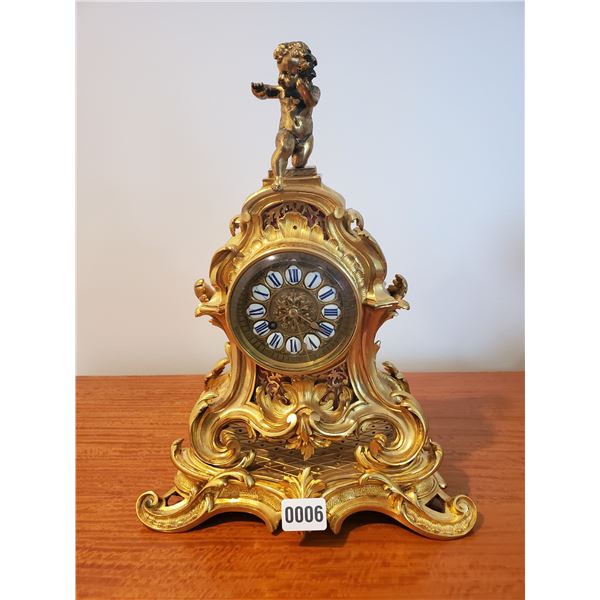 Victorian Cherubs Angel Clock