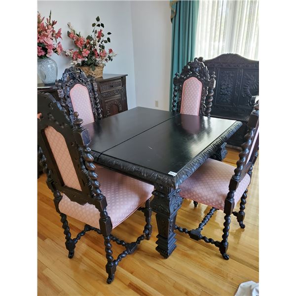 Antique Victorian Dining Table
