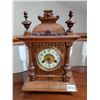 Image 1 : Antique Wooden Mantel Clock