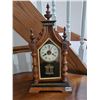 Image 1 : Antique Wooden Mantel Clock