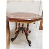 Image 2 : Antique Victorian Library Octagon Table
