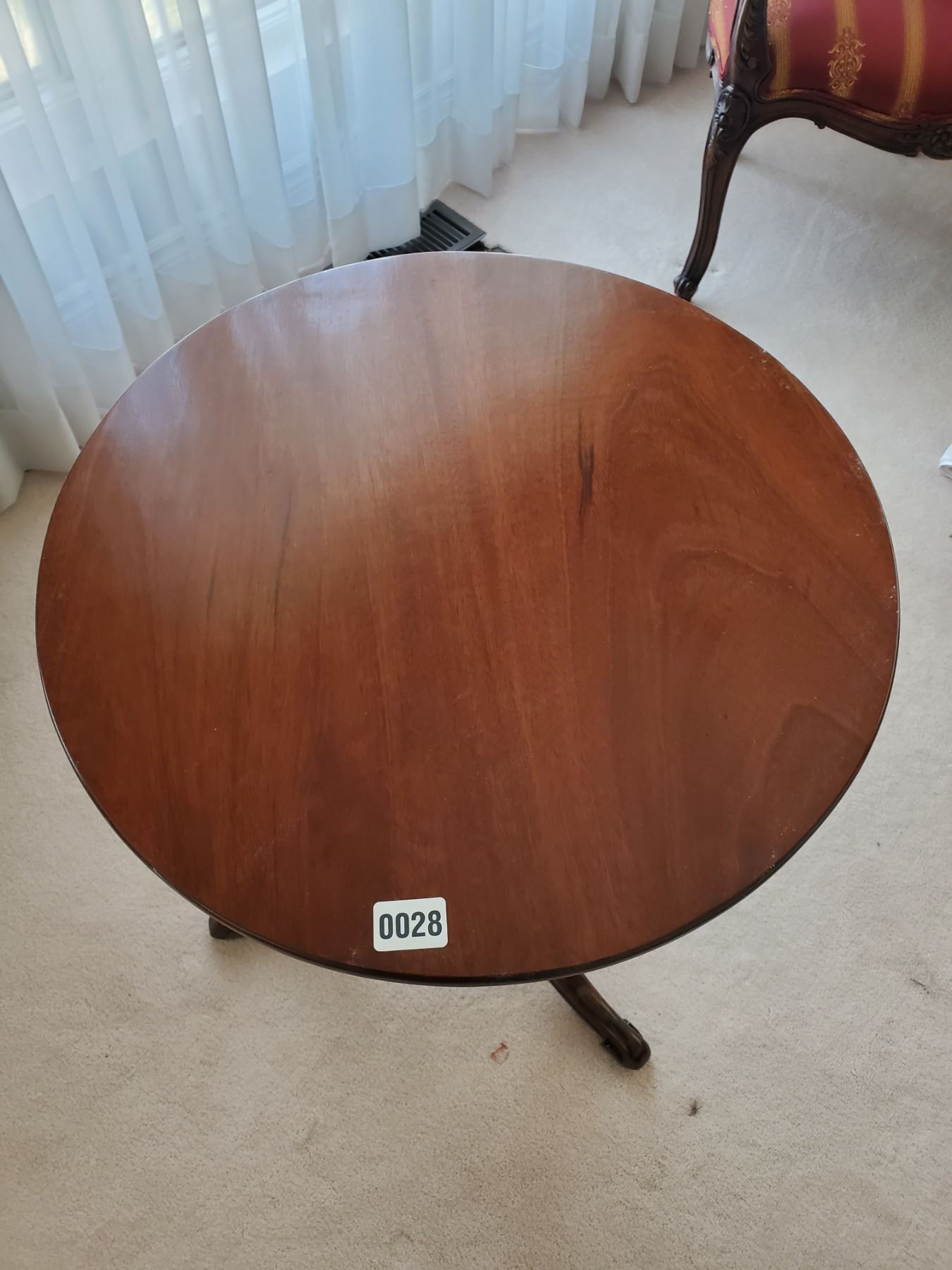 Antique Victorian Round Side Table Beck Auctions Inc.