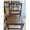 Image 3 : 6 Antique Wood Chairs