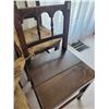 Image 4 : 6 Antique Wood Chairs