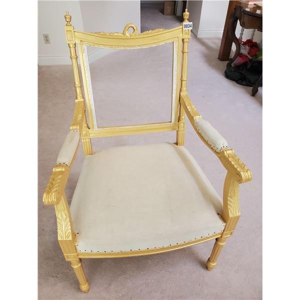 Antique Gold Chair Restore Project