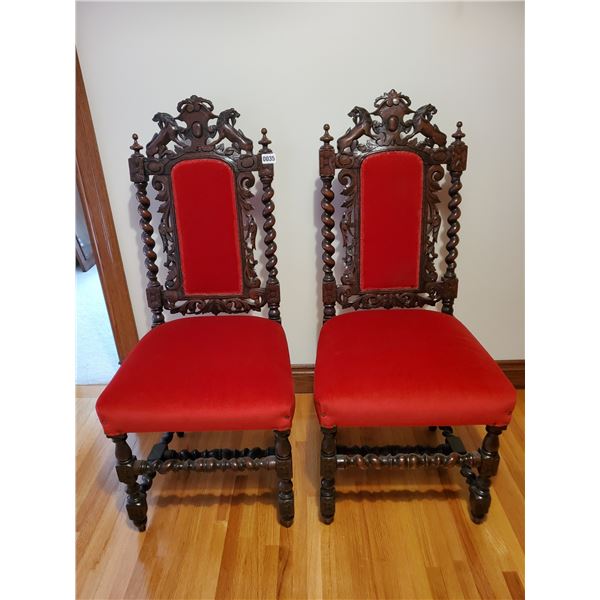 Mid 19th Century Victorian Carolean Chair