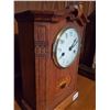 Image 2 : Antique Wood Mantle Clock