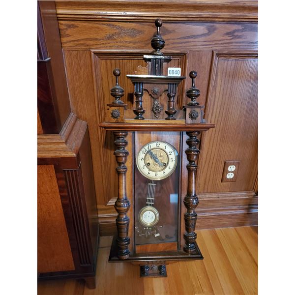 Antique Victorian Wall Clock