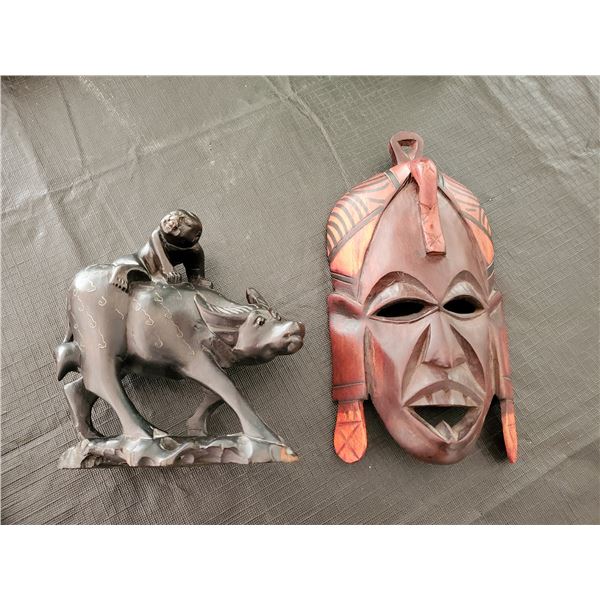 Wood Carving Decor Set