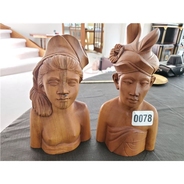 Wood Carving Decor Set