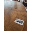 Image 4 : Antique Victorian Oval Table on Casters