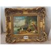 Image 1 : Gilt Framed Animal Painting