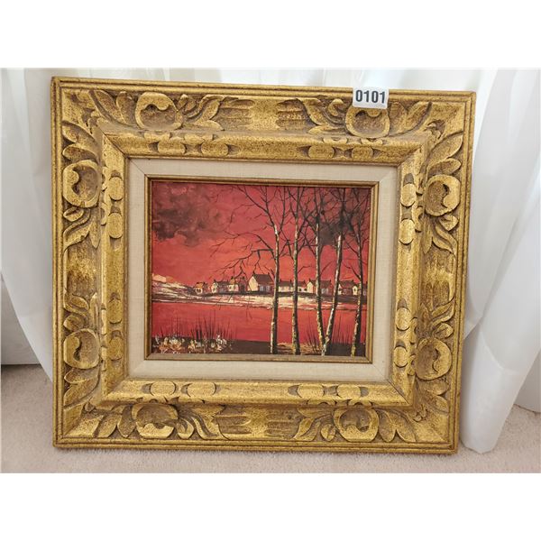 Framed Canvas Painting